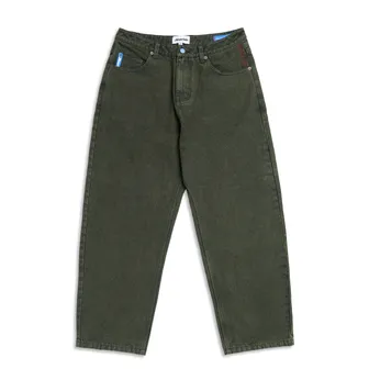 Product image of Baggy Fit Denim Overdyed Forest Green