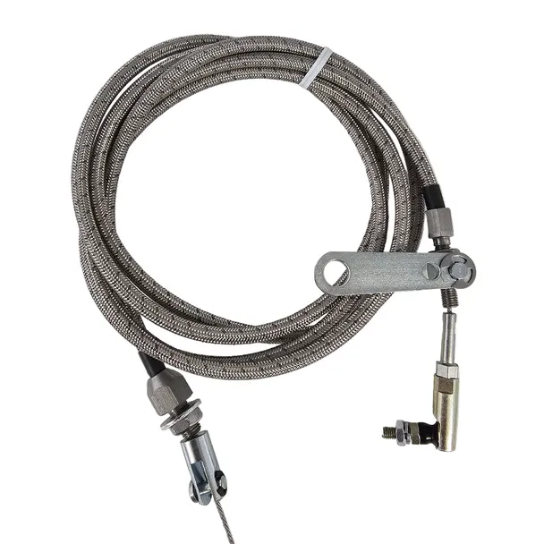 Product image of SS Braided Throttle Cable - 72in. p/n 3002-6