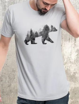 Product image of Double Exposure Bear Tee