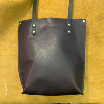 Product image of Lilac bison leather tote
