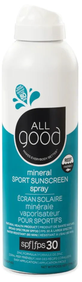 Product image of All Good Mineral Sport Sunscreen Spray