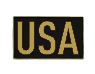 Product image of Gold & Black USA Patch