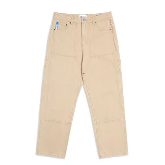 Product image of Relaxed Fit Double-Knee Denim Washed Wheat