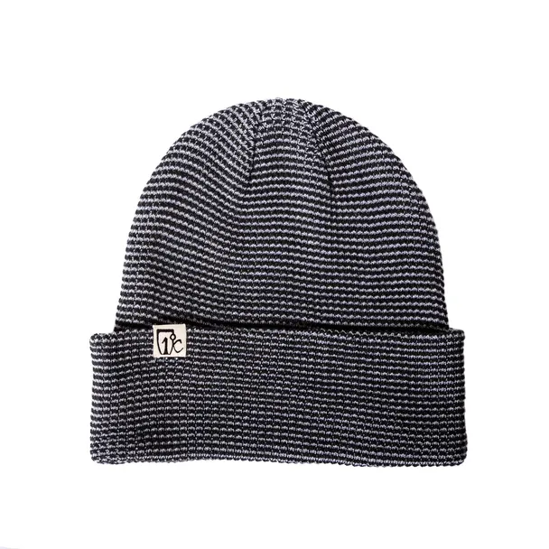 Product image of One Degree Waffle Beanie - Heather Grey/Black