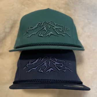 Product image of Large 3D Mountain logo SnapBack hat
