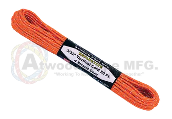 Product image of Atwood 3/32 x 50ft Reflective Orange Cordage