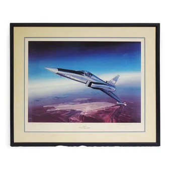 Product image of "Northrop F-20 Tigershark" Lithograph by Teresa Stokes