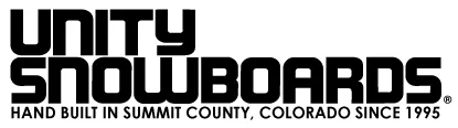 Logo for Unity Snowboards
