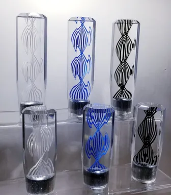 Product image of Acrylic Knobs Internal Swirl Pattern