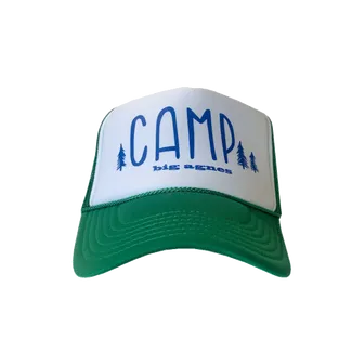 Product image of Camp Trucker Hat - White/Kelly Green