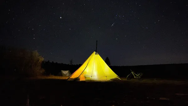 Product image of 16 Person Tipi - Brown, No Screens (Factory Blemished)
