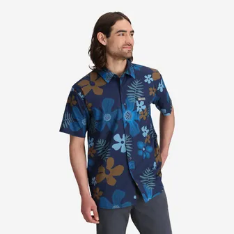 Product image of Men's Trip Aloha Button Up in Navy