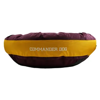 Product image of Dog Bed Round Bolster Armor™ 'Commander Dog'