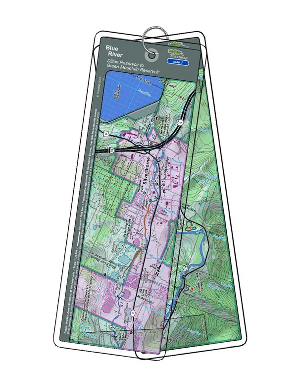 Product image of Troutmap Troutmap - Blue River (Dillon Reservoir to Green Mountain Reservoir) Fishing at Down River Equipment