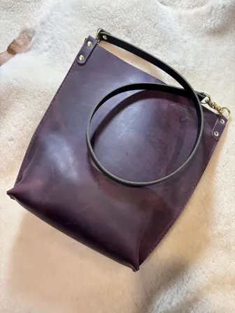 Product image of Handmade Bison Leather crossbody bag