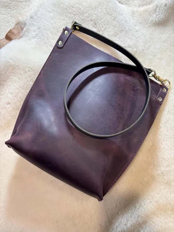 Product image of Handmade Bison Leather crossbody bag
